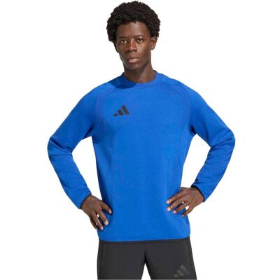 Adidas Herren, Sportshirt, Tiro Reise-Crew-Oberteil (S), Blau, Schwarz, S Adidas Herren, Sportshirt, Tiro Reise-Crew-Oberteil (S), Blau, Schwarz, S