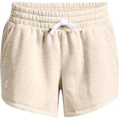 Under Armour, Damen, Shorts, Rival Fleece Short 1369858-783 Beżowe XS, Beige, (XS) Under Armour, Damen, Shorts, Rival Fleece Short 1369858-783 Beżowe XS, Beige, (XS)