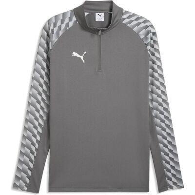 Puma Herren, Trainingsjacken, teamLIGA26 Training 1/4 Zip Top (M), Grau, Weiss, M Puma Herren, Trainingsjacken, teamLIGA26 Training 1/4 Zip Top (M), Grau, Weiss, M