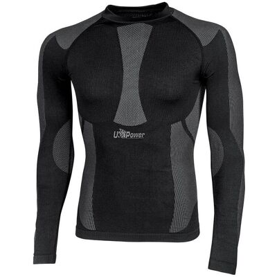 U-Power, Herren, Funktionsshirt, CURMA Black Carbon Thermounterwäsche Trikot (3XL, XXL), Schwarz, XXL, 3XL U-Power, Herren, Funktionsshirt, CURMA Black Carbon Thermounterwäsche Trikot (3XL, XXL), Schwarz, XXL, 3XL