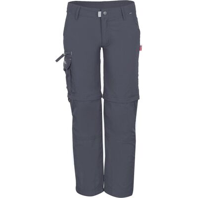 Trollkids, Unisex, Outdoorhose, Oppland Zip-Off (134), Grau, Silber Trollkids, Unisex, Outdoorhose, Oppland Zip-Off (134), Grau, Silber