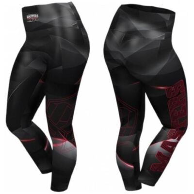 Masters Fight Equipment, Damen, Tights, MFC "MSTRS-BLACK" Damen Lange Leggings (XS), Schwarz Masters Fight Equipment, Damen, Tights, MFC "MSTRS-BLACK" Damen Lange Leggings (XS), Schwarz