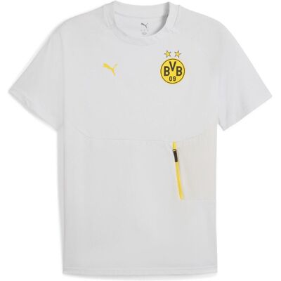 Herren, Sportshirt, BVB PUMATECH Pocket Tee (3XL), Grau, Gelb, 3XL Herren, Sportshirt, BVB PUMATECH Pocket Tee (3XL), Grau, Gelb, 3XL