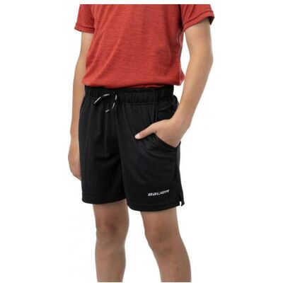 Bauer, Jungen, Sporthose, Team Knit Jr Shorts (XL), Schwarz Bauer, Jungen, Sporthose, Team Knit Jr Shorts (XL), Schwarz