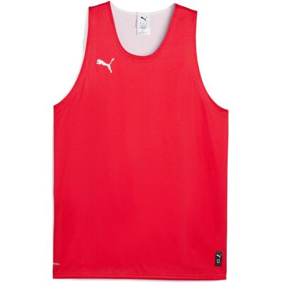 Puma Herren, Sportshirt, teamJAWS Reversible Jersey (S), Weiss, Rot, S Puma Herren, Sportshirt, teamJAWS Reversible Jersey (S), Weiss, Rot, S