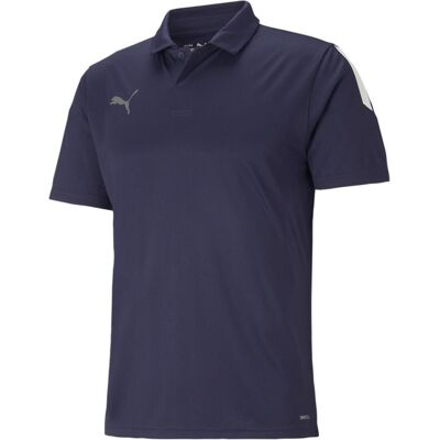Puma Herren, Sportshirt, teamLIGA Sideline Polo-657257 (L), Blau, L Puma Herren, Sportshirt, teamLIGA Sideline Polo-657257 (L), Blau, L