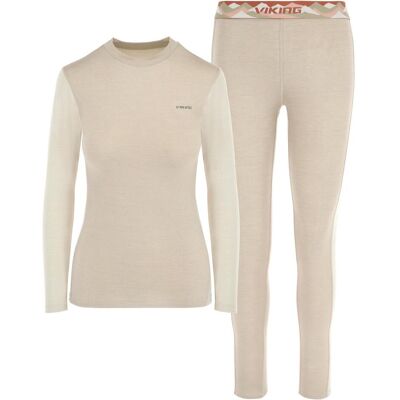 Viking Damen, Funktionsshirt, Novena Damen-Set Merino-Unterwäsche (M), M Viking Damen, Funktionsshirt, Novena Damen-Set Merino-Unterwäsche (M), M