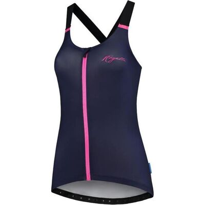 Rogelli, Damen, Velotrikot, Twist Radtrikot Damen - Armellosen Fahrradtrikot - Blau/Rosa (XS), Blau, Rosa, XS Rogelli, Damen, Velotrikot, Twist Radtrikot Damen - Armellosen Fahrradtrikot - Blau/Rosa (XS), Blau, Rosa, XS