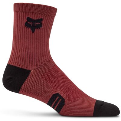 Fox, Unisex, Sportsocken, 6" Ranger Sock (S/M), Rot Fox, Unisex, Sportsocken, 6" Ranger Sock (S/M), Rot