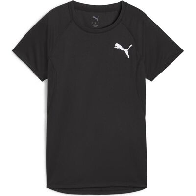 Puma Damen, Sportshirt, W CROSS THE LINE TEE 3.0 (S), Schwarz, S Puma Damen, Sportshirt, W CROSS THE LINE TEE 3.0 (S), Schwarz, S