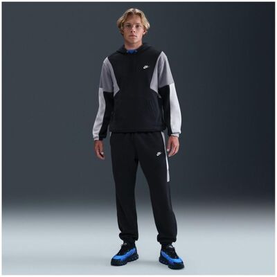 Nike, Herren, Outdoorjacken, Club Fleece Kapuzen-Tracksuit (XXL), Weiss, Grau, Schwarz, XXL Nike, Herren, Outdoorjacken, Club Fleece Kapuzen-Tracksuit (XXL), Weiss, Grau, Schwarz, XXL