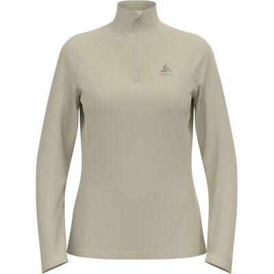 Odlo, Damen, Funktionsshirt, Damen Essential 1/2 Zip Midlayer-Sweatshirt (M), Grün, M Odlo, Damen, Funktionsshirt, Damen Essential 1/2 Zip Midlayer-Sweatshirt (M), Grün, M