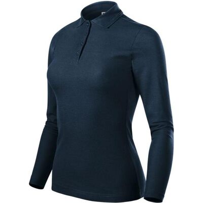 Malfini, Damen, Funktionsshirt, Pique Polo LS W MLI-23102 Polo Shirt (S), Blau, S Malfini, Damen, Funktionsshirt, Pique Polo LS W MLI-23102 Polo Shirt (S), Blau, S