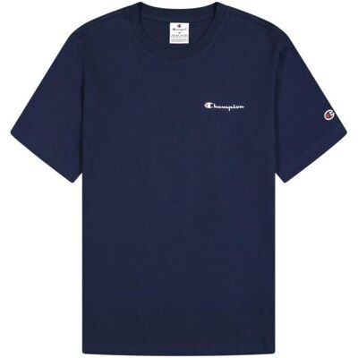 Champion, Herren, Sportshirt, Koszulka męska SS Tee granatowa 220264 BS501 S (S), Blau, S Champion, Herren, Sportshirt, Koszulka męska SS Tee granatowa 220264 BS501 S (S), Blau, S