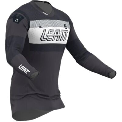 Leatt, Herren, Sportshirt, Jersey Moto 5.5 UltraWeld (3XL), Schwarz, Grau, Weiss, 3XL Leatt, Herren, Sportshirt, Jersey Moto 5.5 UltraWeld (3XL), Schwarz, Grau, Weiss, 3XL