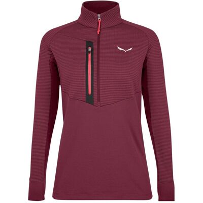 Salewa, Damen, Funktionsshirt, Vajolet Responsive Zip Longsleeve (34, 40), Rot, 34, 40 Salewa, Damen, Funktionsshirt, Vajolet Responsive Zip Longsleeve (34, 40), Rot, 34, 40
