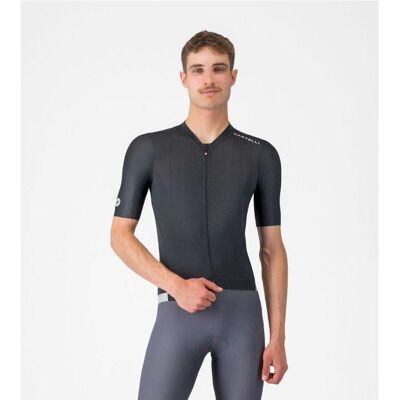 Castelli, Herren, Velotrikot, Espresso 2 Jersey (S), Grau, Schwarz, S Castelli, Herren, Velotrikot, Espresso 2 Jersey (S), Grau, Schwarz, S