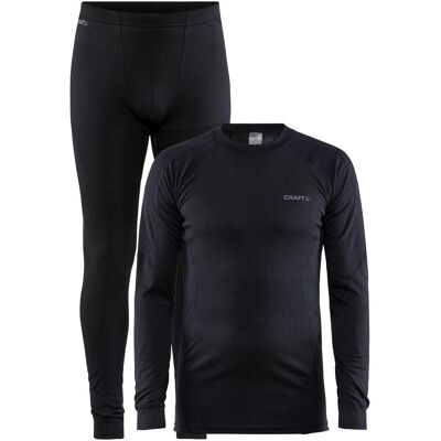 Craft, Herren, Funktionsshirt, Core Dry Baselayer Set (S), Schwarz Craft, Herren, Funktionsshirt, Core Dry Baselayer Set (S), Schwarz