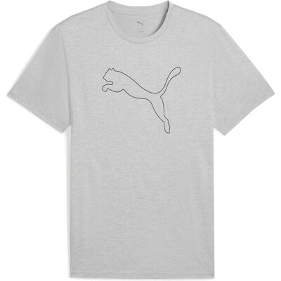 Puma Herren, Sportshirt, M TAD ESSENTIAL HEATHER CAT TEE (CF large cat) (S), Grau, S Puma Herren, Sportshirt, M TAD ESSENTIAL HEATHER CAT TEE (CF large cat) (S), Grau, S