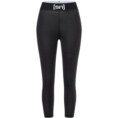 Super Natural, Damen, Funktionsunterhose, Women's Tundra 175 Tight 3/4 (XL), Schwarz, XL Super Natural, Damen, Funktionsunterhose, Women's Tundra 175 Tight 3/4 (XL), Schwarz, XL
