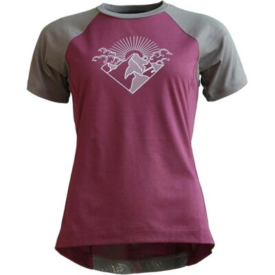 Zimtstern, Damen, Velotrikot, PureFlowz Shirt S/S Damen Trikot (M), Rot, Grün, Mehrfarbig, M Zimtstern, Damen, Velotrikot, PureFlowz Shirt S/S Damen Trikot (M), Rot, Grün, Mehrfarbig, M