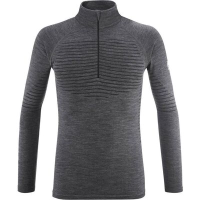 Millet, Herren, Funktionsshirt, Drynamic Warm 44958 Zip-Unterwäsche (XXL), Grau, XXL Millet, Herren, Funktionsshirt, Drynamic Warm 44958 Zip-Unterwäsche (XXL), Grau, XXL