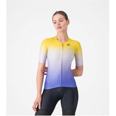 Castelli, Damen, Velotrikot, UPF W Jersey (XS), Mehrfarbig, Orange, Violett, XS Castelli, Damen, Velotrikot, UPF W Jersey (XS), Mehrfarbig, Orange, Violett, XS