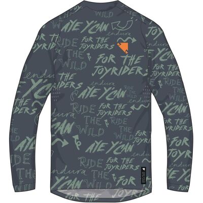 Endura, Herren, Velotrikot, Singletrack Print L/S Trikot (XXL), Grau, XXL Endura, Herren, Velotrikot, Singletrack Print L/S Trikot (XXL), Grau, XXL