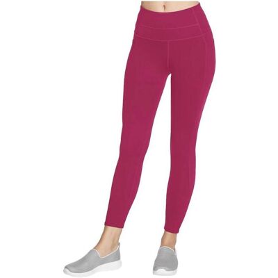 Skechers, Damen, Tights, Go Walk 7/8-Leggings mit hoher Taille für Damen (M), Violett, Pink Skechers, Damen, Tights, Go Walk 7/8-Leggings mit hoher Taille für Damen (M), Violett, Pink