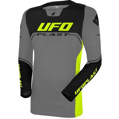 Ufo Plast, Herren, Velotrikot, Mx Jersey Ufo Ares Grau/Schwarz Gr. M (M), Mehrfarbig, Schwarz, Grau, M Ufo Plast, Herren, Velotrikot, Mx Jersey Ufo Ares Grau/Schwarz Gr. M (M), Mehrfarbig, Schwarz, Grau, M