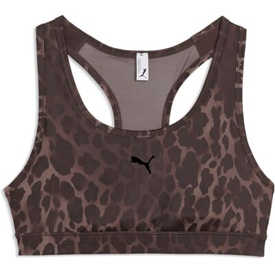 Puma Sport-BH, 4KEEPS Bra - Padded - Spotted Haze (XL), Braun Puma Sport-BH, 4KEEPS Bra - Padded - Spotted Haze (XL), Braun