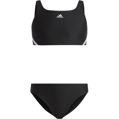 Adidas Mädchen, Bikinis, 3S BIKINI,BLACK/WHITE BLACK/WHITE Grösse: 164, Schwarz, (164) Adidas Mädchen, Bikinis, 3S BIKINI,BLACK/WHITE BLACK/WHITE Grösse: 164, Schwarz, (164)