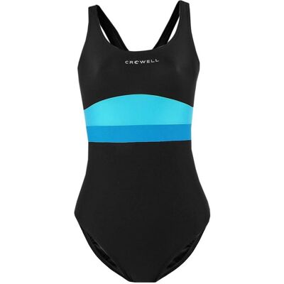 Crowell, Damen, Badeanzüge, Kostium kąpielowy damski Katie kol.01 czarno-błękitno-niebieski 34, Schwarz, Blau, Mehrfarbig, (34) Crowell, Damen, Badeanzüge, Kostium kąpielowy damski Katie kol.01 czarno-błękitno-niebieski 34, Schwarz, Blau, Mehrfarbig, (34)