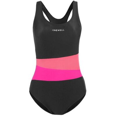 Crowell, Damen, Badeanzüge, Lola W Swimsuit lola-dam-03, Mehrfarbig, Schwarz, Pink, (38) Crowell, Damen, Badeanzüge, Lola W Swimsuit lola-dam-03, Mehrfarbig, Schwarz, Pink, (38)