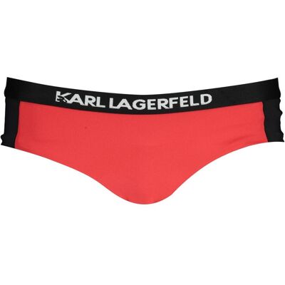 Karl Lagerfeld, Damen, Badehosen, Beachwear Badeanzug-Unterteil Damen Rot, Rot, (XS) Karl Lagerfeld, Damen, Badehosen, Beachwear Badeanzug-Unterteil Damen Rot, Rot, (XS)
