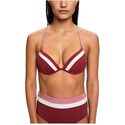 Esprit, Damen, Bikinis, Tayrona Beach RCS Pad. Plunge Bikini, Rot, (42 B) Esprit, Damen, Bikinis, Tayrona Beach RCS Pad. Plunge Bikini, Rot, (42 B)