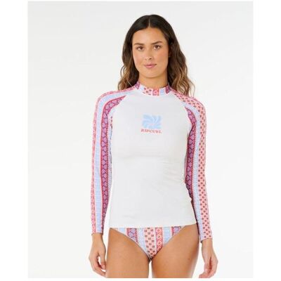 Rip Curl, Damen, Badehosen, Women's Coastal Instinct UPF L/S RV, Blau, Mehrfarbig, (XS) Rip Curl, Damen, Badehosen, Women's Coastal Instinct UPF L/S RV, Blau, Mehrfarbig, (XS)