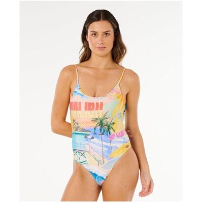 Rip Curl, Damen, Badeanzüge, Hotel Malibu Cheeky One Piece - Einteilige Badeanzüg für damen, Mehrfarbig, (S) Rip Curl, Damen, Badeanzüge, Hotel Malibu Cheeky One Piece - Einteilige Badeanzüg für damen, Mehrfarbig, (S)