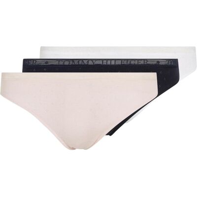 Tommy Hilfiger Damen, Bikinis, Damen-Bikini-Slips im 3er-Pack, Rosa, (M) Tommy Hilfiger Damen, Bikinis, Damen-Bikini-Slips im 3er-Pack, Rosa, (M)