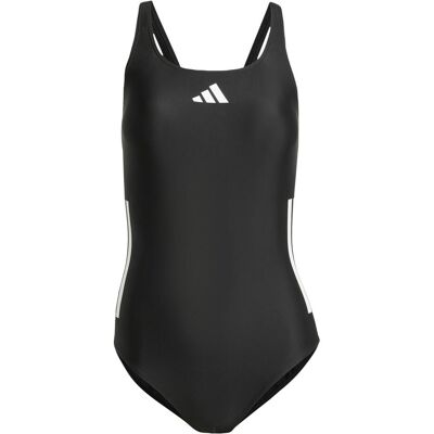 Adidas Damen, Badeanzüge, Damen-Badeanzug mit 3 Streifen, C-Rücken, Grösse 34, schwarz/weiss, 60, Schwarz, (34) Adidas Damen, Badeanzüge, Damen-Badeanzug mit 3 Streifen, C-Rücken, Grösse 34, schwarz/weiss, 60, Schwarz, (34)