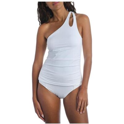 La Blanca, Damen, Bikinis, Top Tankini Monospalla, Weiss, (10XL) La Blanca, Damen, Bikinis, Top Tankini Monospalla, Weiss, (10XL)