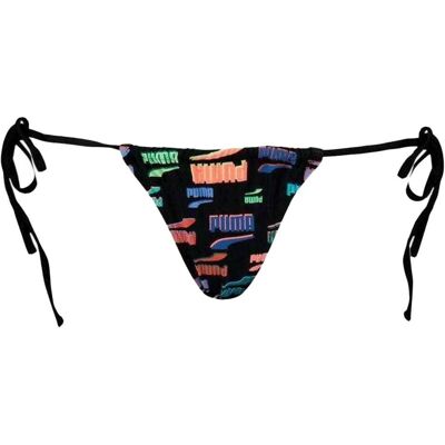Puma Damen, Bikinis, Swim Women Side Tie Tanga String 1p, Schwarz, (XS) Puma Damen, Bikinis, Swim Women Side Tie Tanga String 1p, Schwarz, (XS)