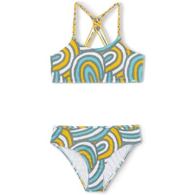 O'Neill, Mädchen, Bikinis, Kid's Mix And Match Tropics Bikini, Mehrfarbig, Orange, Blau, (164) O'Neill, Mädchen, Bikinis, Kid's Mix And Match Tropics Bikini, Mehrfarbig, Orange, Blau, (164)