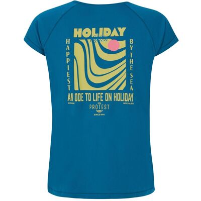 Protest, Damen, Badeshirts, PRTHappy Damen Surfing T-Shirt Blau, Blau, (M) Protest, Damen, Badeshirts, PRTHappy Damen Surfing T-Shirt Blau, Blau, (M)