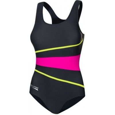 Speed, Damen, Badeanzüge, Aqua Stella Badeanzug, Schwarz, (158) Speed, Damen, Badeanzüge, Aqua Stella Badeanzug, Schwarz, (158)