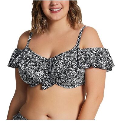 Elomi, Damen, Bikinis, Pebble Cove UW Bikini Top Dames Bikinitopje - Maat 90F (EU), (90 A) Elomi, Damen, Bikinis, Pebble Cove UW Bikini Top Dames Bikinitopje - Maat 90F (EU), (90 A)