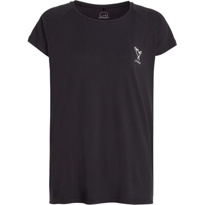 Protest, Damen, Badeshirts, Women's Prtmeru Surf T-Shirt, Schwarz, Grau, (34, M, XS) Protest, Damen, Badeshirts, Women's Prtmeru Surf T-Shirt, Schwarz, Grau, (34, M, XS)