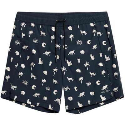 Outhorn, Herren, Badehosen, Herren-Badeshorts M038 mehrfarbig allover OTHSS23UBDSM038 90A (M), Blau, (M) Outhorn, Herren, Badehosen, Herren-Badeshorts M038 mehrfarbig allover OTHSS23UBDSM038 90A (M), Blau, (M)