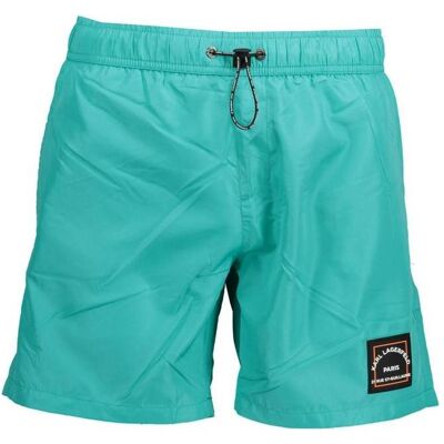 Karl Lagerfeld, Herren, Badehosen, Verde Polyester Men Swim Boxer, Grün, (S) Karl Lagerfeld, Herren, Badehosen, Verde Polyester Men Swim Boxer, Grün, (S)