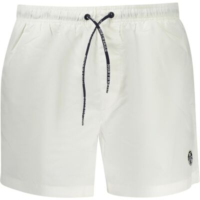 North Sails, Herren, Badehosen, White Polyester Men's Swim Boxer, Weiss, (3XL) North Sails, Herren, Badehosen, White Polyester Men's Swim Boxer, Weiss, (3XL)